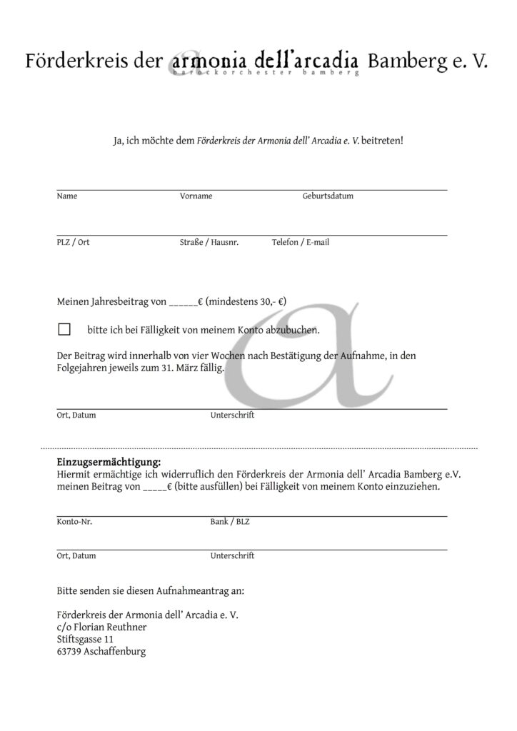 Beitrittsfomular 